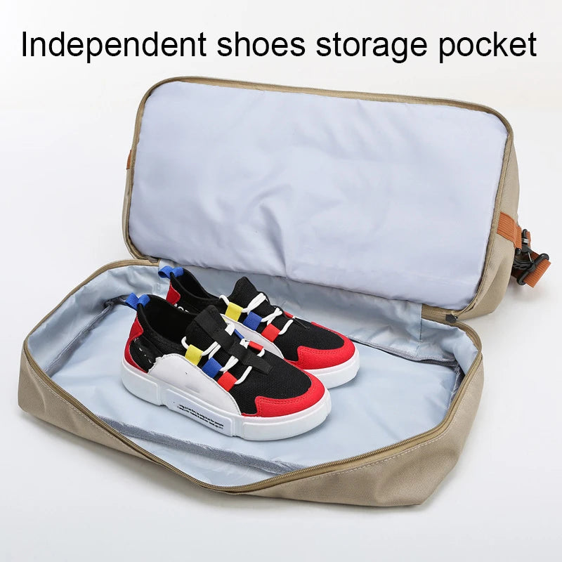 Versatile Travel Gym Bag - Portable Fitness Duffle & Crossbody Shoulder Bag for Weekend Getaways